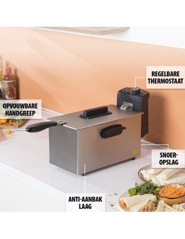 Freidora Royalty Line® EFT2000 - Freidora 3...