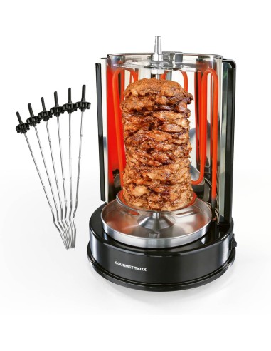 Parrilla para kebab – servir directamente desde el pincho