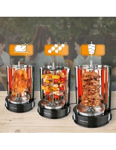 Parrilla para kebab – servir directamente desde el pincho 2