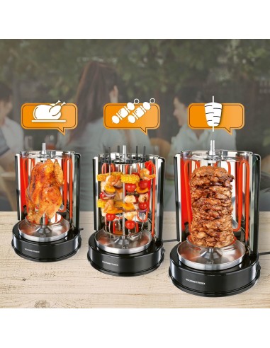 Parrilla para kebab – servir directamente desde...