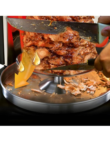 Parrilla para kebab – servir directamente desde...