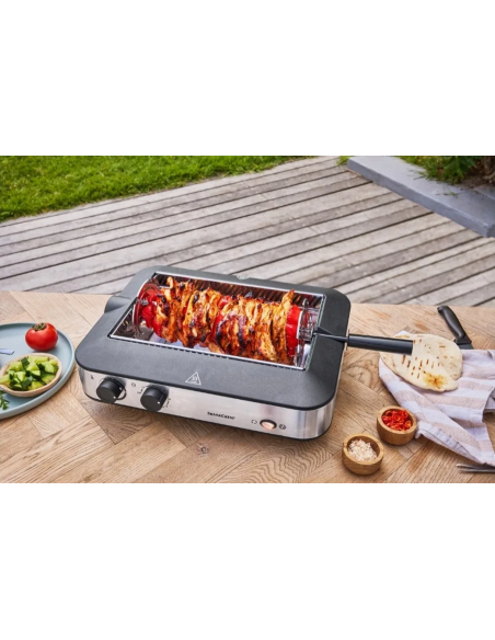 Parrilla eléctrica MEATEOR MK 240 MULTI-KEBEB GRILL 1600 W