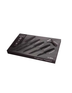 Juego de 6 cuchillos en caja de regalo magnética Cheffinger 2