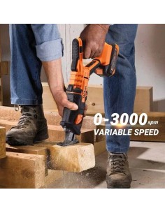 Sierra de sable inalámbrica Tacklife RES004, 18V 2