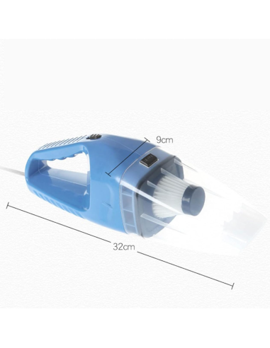 Aspiradora Coche de 5m Mini aspiradora de vacío...