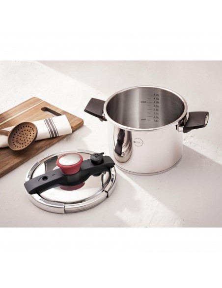 Olla a Presión de Acero Inoxidable SAN IGNACIO El Bohío de 6l