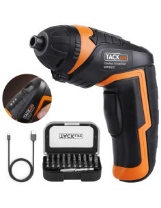 Destornillador recargable inalámbrico Tacklife SDP50DC...