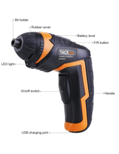 Destornillador recargable inalámbrico Tacklife SDP50DC... 2