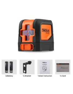 Nivel láser de pies de tacklife, cruz horizontal y... 2