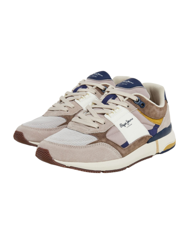 Pepe Jeans Zapatillas London Pro Mesh Beige