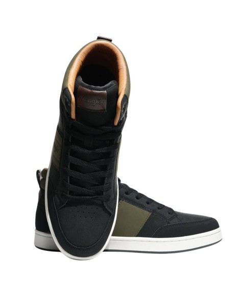 Zapatillas Hombre Wrangler Hardin Men Mid Black 20243006/25Y