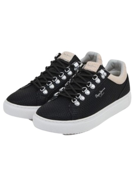 Zapatillas Mujer  Pepe Jeans Adams snake black pls 31405-999