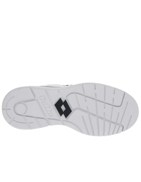 Zapatillas Lotto Athletica Sirius  Logo w All White/All Black.