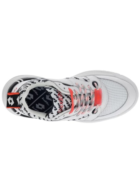 Zapatillas Lotto Athletica Sirius  Logo w All White/All Black.