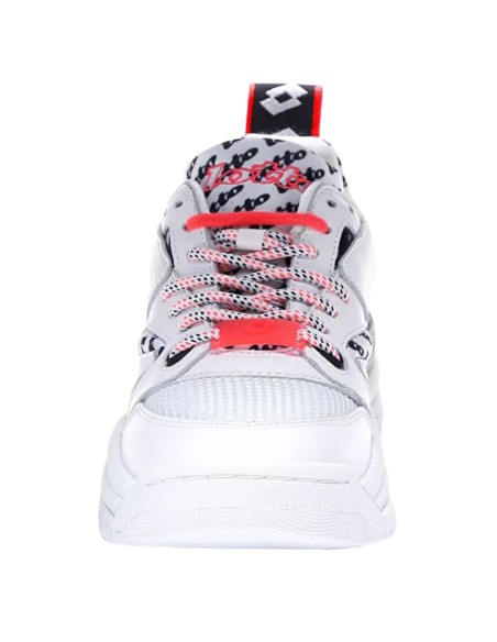 Zapatillas Lotto Athletica Sirius  Logo w All White/All Black.