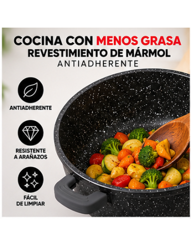 Cacerolas Cheffinger DCS03 24/28/32 cm | Rematexprime