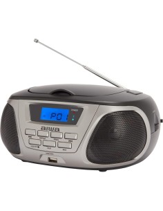 Aiwa BBTU-300TN Reproductor de CD Portátil, Radio CD 2