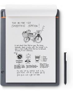 Wacom Bamboo Slate Smartpad A4, bloc de notas grande (con...