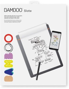 Wacom Bamboo Slate Smartpad A4, bloc de notas grande (con... 2